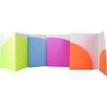 Filexec Glow Two-Tone Poly 4 Pocket Folder